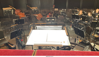 154 a2v. New York City Ballet - empty orchestra pit