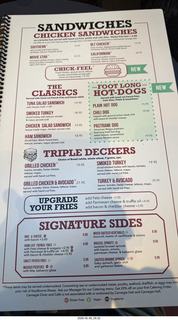 39 a2v. New York City - Carnegie Diner & Cafe menu