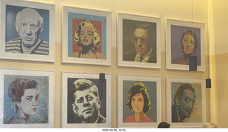 50 a2v. New York City - Carnegie Diner & Cafe - Andy Worhol wall