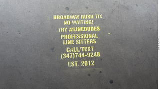 56 a2v. New York City - BROADWAY RUSH TIX