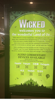 58 a2v. New York City - Wicked poster