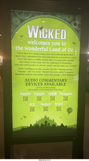 63 a2v. New York City - Wicked poster