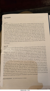 136 a2v. New York City Opera - La Traviata program
