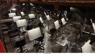 196 a2v. New York City Opera - La Traviata - empty orchestra pit