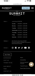 204 a2v. schedule for One Summit tour