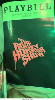 179 a2v. New York City - Rocky Horror Show program