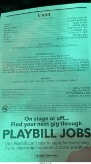 184 a2v. New York City - Rocky Horror Show program