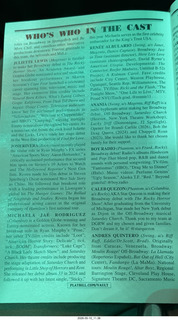 188 a2v. New York City - Rocky Horror Show program