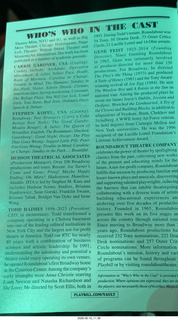 192 a2v. New York City - Rocky Horror Show program