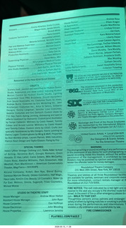 196 a2v. New York City - Rocky Horror Show program