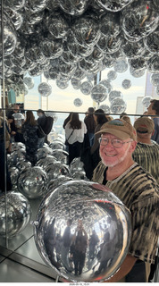 310 a2v. New York City - Summit, One Vanderbilt - bubble balls + Adam