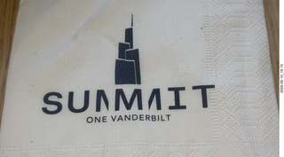 338 a2v. New York City - Summit, One Vanderbilt napkin