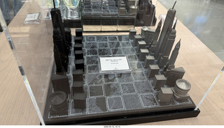 372 a2v. New York City - Summit, One Vanderbilt gift shop - NYC buildings chess set