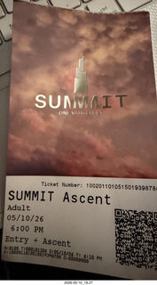 386 a2v. New York City - Summit, One Vanderbilt ticket