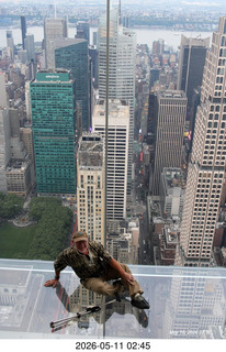 400 a2v. New York City - Summit, One Vanderbilt photo with Adam looking down