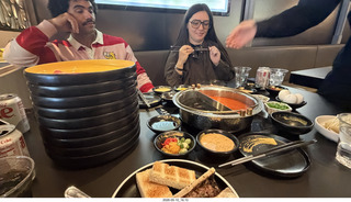 17 a2v. New York City - restaurant - Anthony and Olga