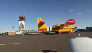 3 a2w. Falcon Field (FFZ) - cool fire-fighting airplane