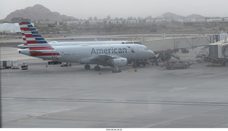 2 a2y. Philadelphia International Airport (PHL) with an American-Airlines airplane