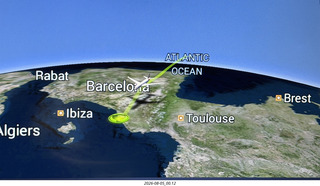 3 a2y. my flight to Barcelona (BCN)