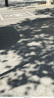 13 a2y. Spain - Barcelona - Gaudi hexagonal street tiles