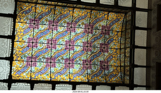 27 a2y. Spain - Barcelona - Casa Amatller designed by Gaudi's rival Josep Puig i Cadafalch, owned by chocolatier Antoni Amatller