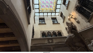 29 a2y. Spain - Barcelona - Casa Amatller designed by Gaudi's rival Josep Puig i Cadafalch, owned by chocolatier Antoni Amatller