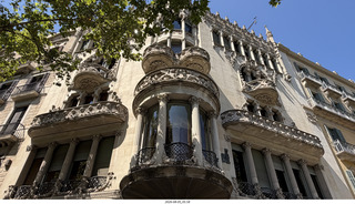 40 a2y. Spain - Barcelona - Gaudi house