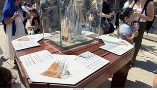 74 a2y. Spain - Barcelona - Sagrada Familia model