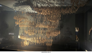 129 a2y. Spain - Barcelona - Sagrada Familia museum - catenary curves
