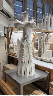 133 a2y. Spain - Barcelona - Sagrada Familia museum model