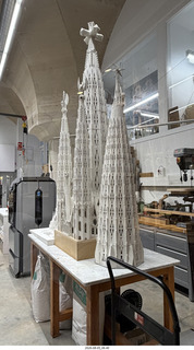 134 a2y. Spain - Barcelona - Sagrada Familia museum model