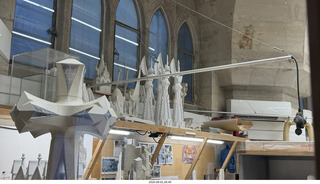 136 a2y. Spain - Barcelona - Sagrada Familia museum models