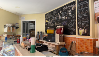 156 a2y. Spain - Barcelona - juice-drink shop