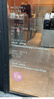195 a2y. Spain - Barcelona - Born area - chocolate shop