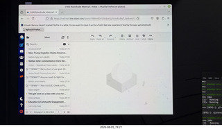 202 a2y. working email at home, not from my hotel Wifi