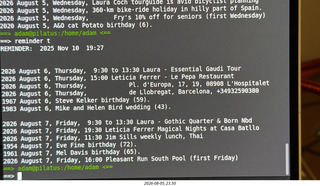 203 a2y. Spain - Barcelona my lunch plans with Leticia