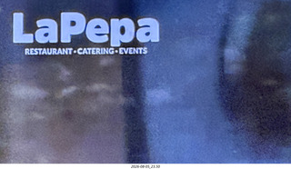 204 a2y. Spain - Barcelona LePepa restaurant with Leticia