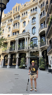 20 a2y. Spain - Barcelona - Gaudi building + Adam