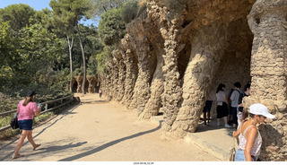 70 a2y. Spain - Barcelona - Park Guell (Gaudi)