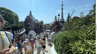 89 a2y. Spain - Barcelona - Park Guell (Gaudi)