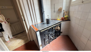 150 a2y. Spain - Barcelona - La Pedrera stove