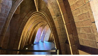 153 a2y. Spain - Barcelona - La Pedrera sub-roof area
