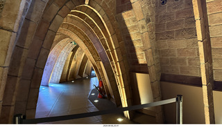 155 a2y. Spain - Barcelona - La Pedrera sub-roof area