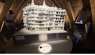 160 a2y. Spain - Barcelona - La Pedrera sub-roof area - model