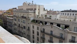 194 a2y. Spain - Barcelona - La Pedrera - roof view