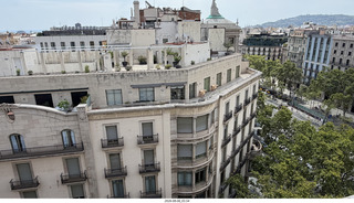 195 a2y. Spain - Barcelona - La Pedrera - roof view