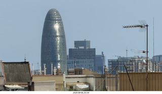 199 a2y. Spain - Barcelona - La Pedrera - roof view