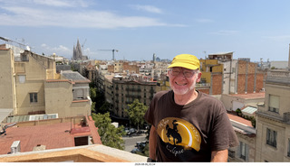 205 a2y. Spain - Barcelona - La Pedrera - roof + Adam