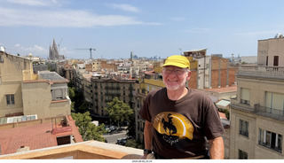208 a2y. Spain - Barcelona - La Pedrera - roof + Adam