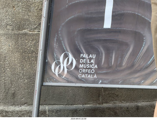 33 a2y. Spain - Barcelona - Born neighborhood - Palau de la Musica Orfeo Catala